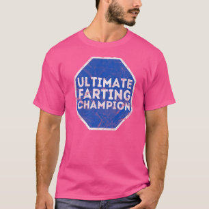 Ultieme scheten kampioen 's werelds beste vetverf t-shirt