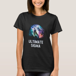 Ultieme Sigma Howling Wolf Moon Workout Gym Lifti T-shirt