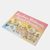 Ultieme sociale zonsondergang deurmat (Schuin)