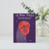 Ultima Thule Keiper Belt ruimtekunst Briefkaart (Staand voorkant)