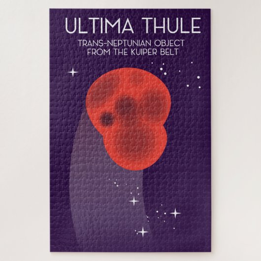 Ultima Thule Keiper Belt ruimtekunst Legpuzzel (Verticaal)