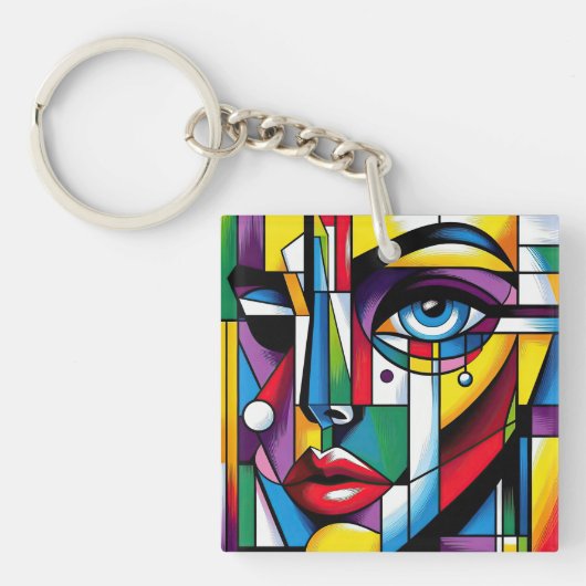 Ultimate Abstract Celebration of Femininity Sleutelhanger (voorkant)