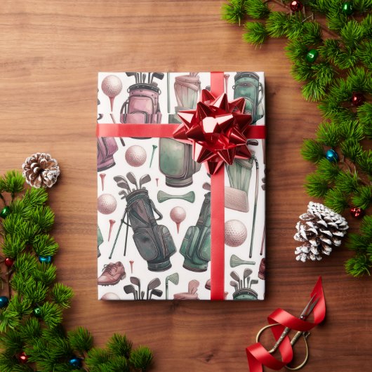 Ultimate Birthday Golf Party Cadeaupapier (Feestdagen Geschenken)