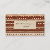 Ultimate Boho Visitekaartje QR-code op de achterka (Voorkant)