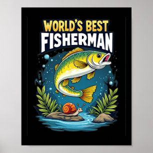 Ultimate Catch Werelds Beste Visser Vis Enthousias Poster