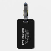 Ultimate Dad Personalized Bagagelabel (Achterkant verticaal)