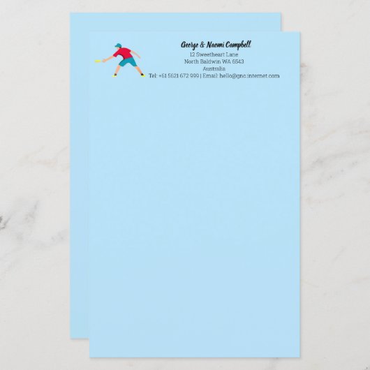 Ultimate Frisbee (Voorkant / Achterkant)