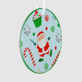 Ultimate Frisbee Christmas Collectible Ornament (voorkant)