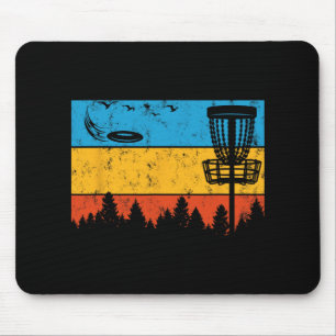 Ultimate Frisbee Frolf Disc Golf Speler Vliegende Muismat
