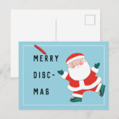 Ultimate Frisbee Kerst Kaarten (Voorkant / Achterkant)
