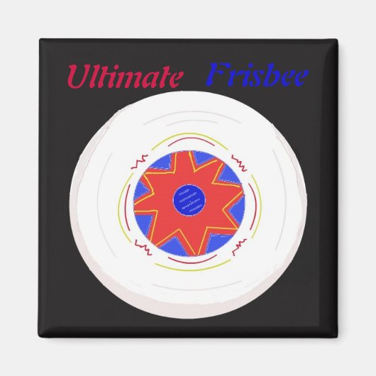 Ultimate Frisbee Magneet (Voorkant)
