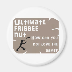 Ultimate Frisbee Nut Magnet Magneet