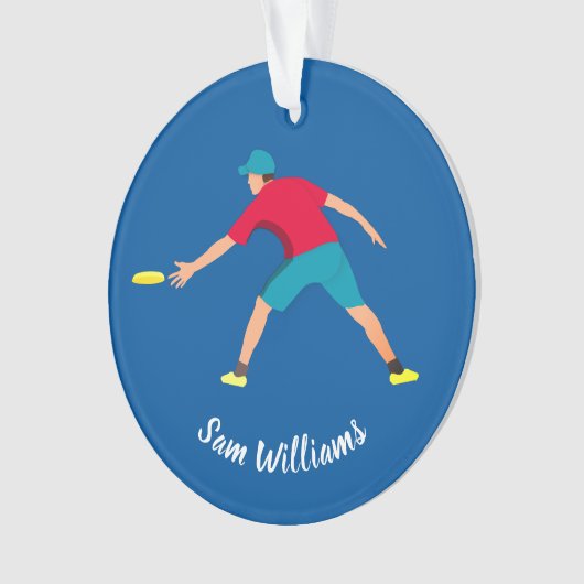 Ultimate Frisbee Ornament (voorkant)