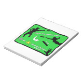 Ultimate Frisbee Rain of Shine Notitieblok (Gedraaid)