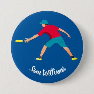Ultimate Frisbee Ronde Button 7,6 Cm