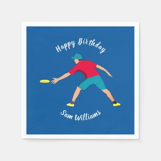 Ultimate Frisbee Servet (Voorkant)