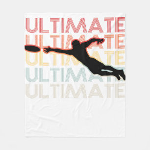  Ultimate Frisbee Sport Retro Fleece Deken