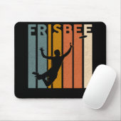Ultimate Frisbee Sport Retro Muismat (Met muis)