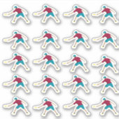 Ultimate Frisbee Sticker (Voorkant)