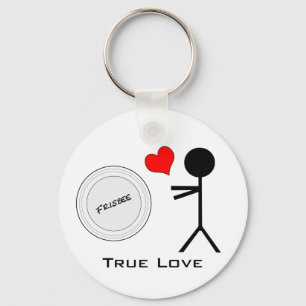 Ultimate Frisbee True Love Sleutelhanger