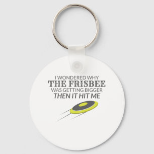 Ultimate Frisbee, waarom de Frisbee groter wordt Sleutelhanger