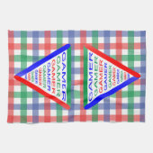 Ultimate Gamer 3 Gaming Systeem Kleuren RGB Theedoek (Horizontaal)