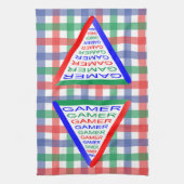 Ultimate Gamer 3 Gaming Systeem Kleuren RGB Theedoek (Verticaal)