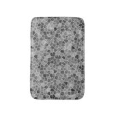 Ultimate Grijs Klinker Patchwork Terrazzo Patroon Badmat (Voorkant Verticaal)