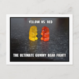 Ultimate Gummy Beer Fight Briefkaart