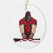 Ultimate Lacrosse Keramisch Ornament (Links)