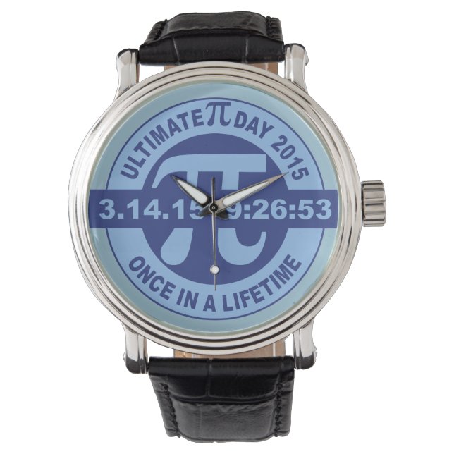 Ultimate Pi montre jour 2015 3.14.15 9:26:53 horlo (devant)