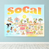 Ultimate Social Canvas Afdruk (Insitu (Houten vloer))