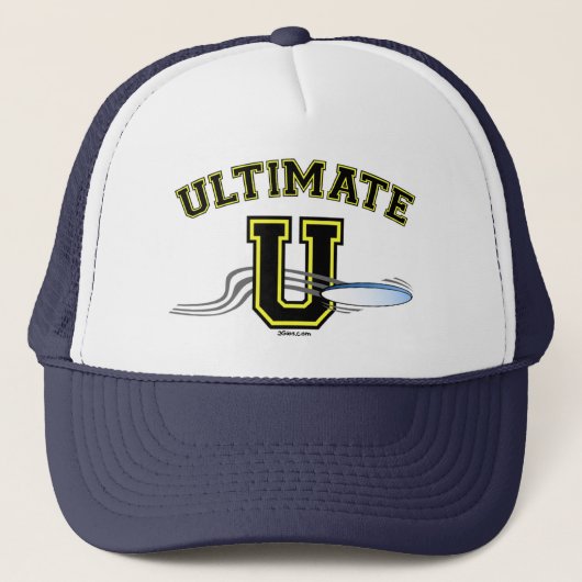 Ultimate Trucker Hat yellow Pet (Voorkant)