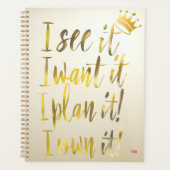  Ultra Chic Gold & Pearl Ivory Motivational Luxe (Devant)