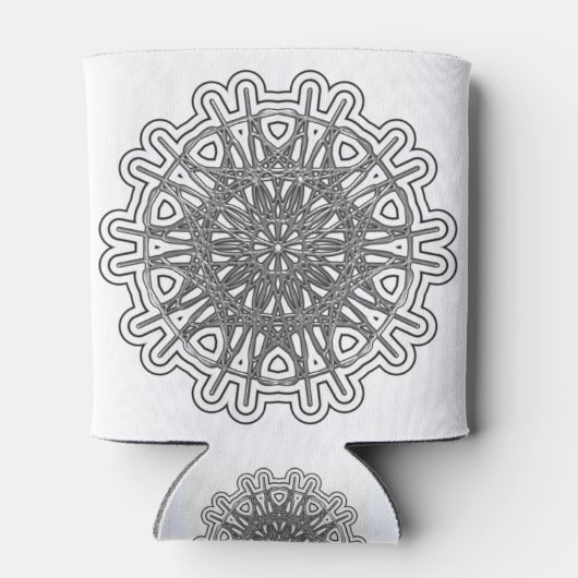 Ultra Cool Mandala Design #1 Blikjeskoeler (Achterkant)