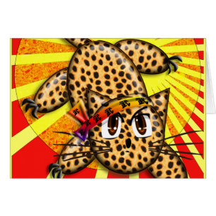 Ultra Cute Anime Leopard Kat Rainbow Head Band
