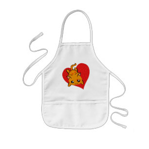 Ultra Cute Kawaii Anime Kat Kinder Schort