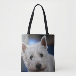 Ultra Cute Pestie Westie White Terrier Draagtas