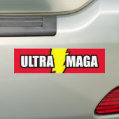 ULTRA MAGA BUMPERSTICKER (Op auto)