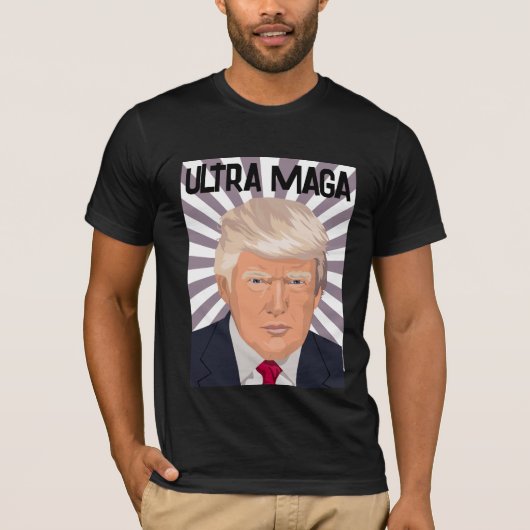 ULTRA MAGA DONALD TRUMP 2024 T-shirt (Voorkant)