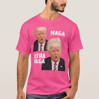 Ultra Maga Donald Trump Joe Biden America T-shirt