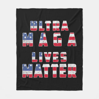 Ultra Maga Donald Trump Joe Biden Republican Ameri Fleece Deken