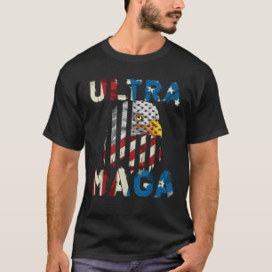 ULTRA MAGA EAGLE VLAG VERENIGDE STATEN T-SHIRT