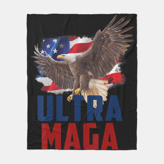 Ultra MAGA FL Fleece Deken (Voorkant)