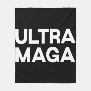 Ultra Maga Fun Quote Fleece Deken
