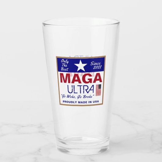 Ultra Maga Glas (Achterkant)