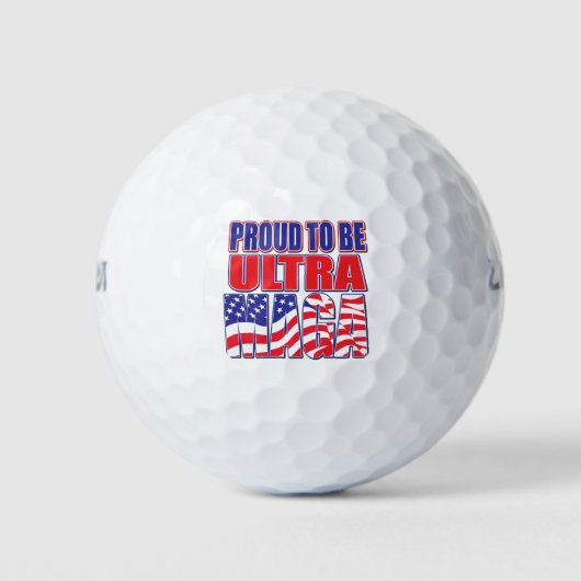 Ultra-MAGA Golfballen (Voorkant)