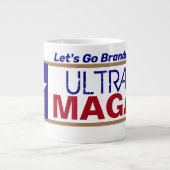 Ultra Maga Let's Go Brandon Extra Grote Beker (Voorkant)