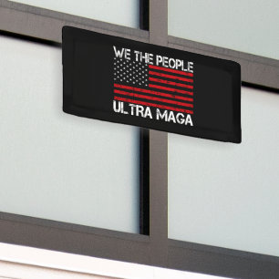 Ultra Maga Pro Trump 2024 Grappige Republikein Spandoek