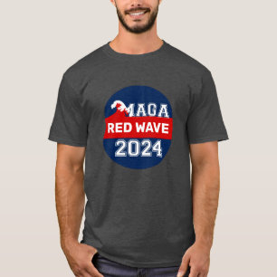 Ultra MAGA Red Wave is de komende MAGA King Trump T-shirt